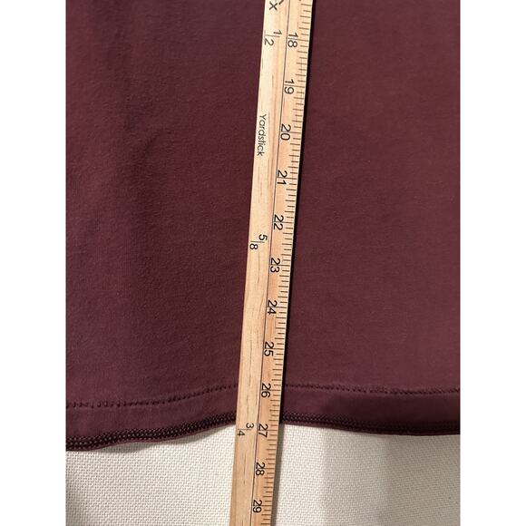 Abercrombie & Fitch Mens Muscle Shirt Sz M Soft Long Sleeve Sweatshirt Maroon - Picture 6 of 10